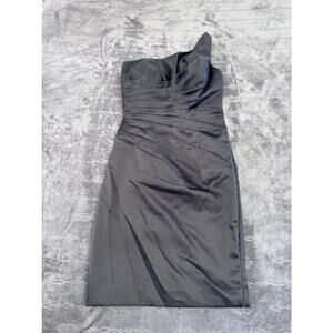 Women’s Stunning Morí Lee by Madeleine Gardner 1 Shoulder Ruched Cocktail Dress